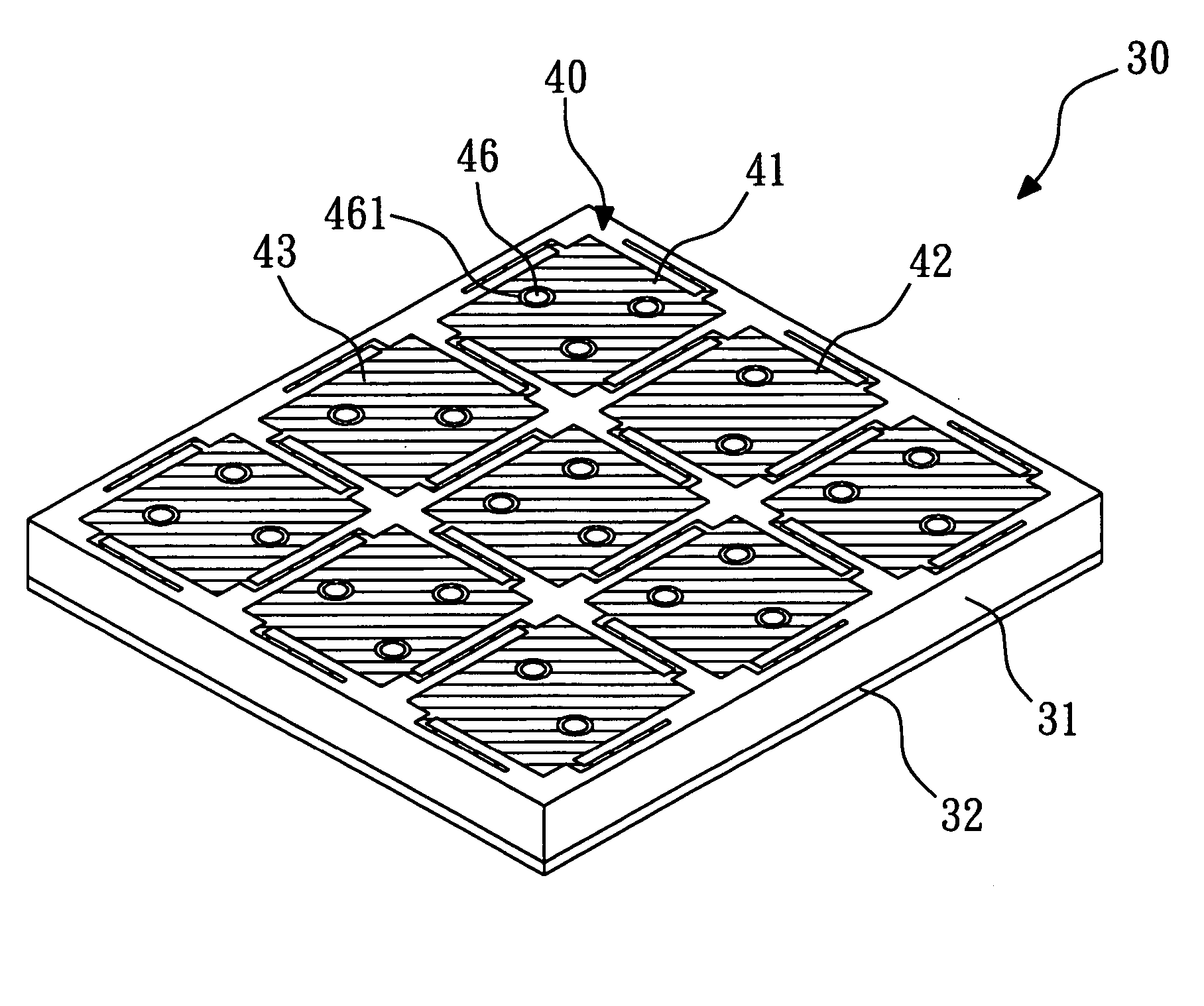 Power plane system of high-speed digital circuit for suppressing ground bounce noise