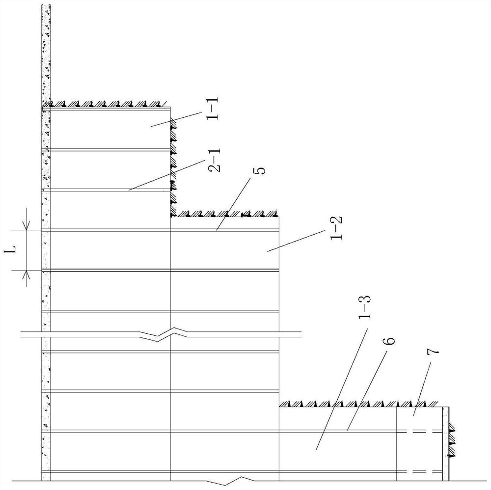 Construction method for stability control of large-section tunnels crossing soil-rock boundary strata