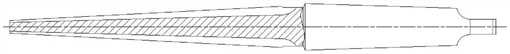 Machining tool and machining method for deep taper hole of liquid rocket engine cavitation pipe