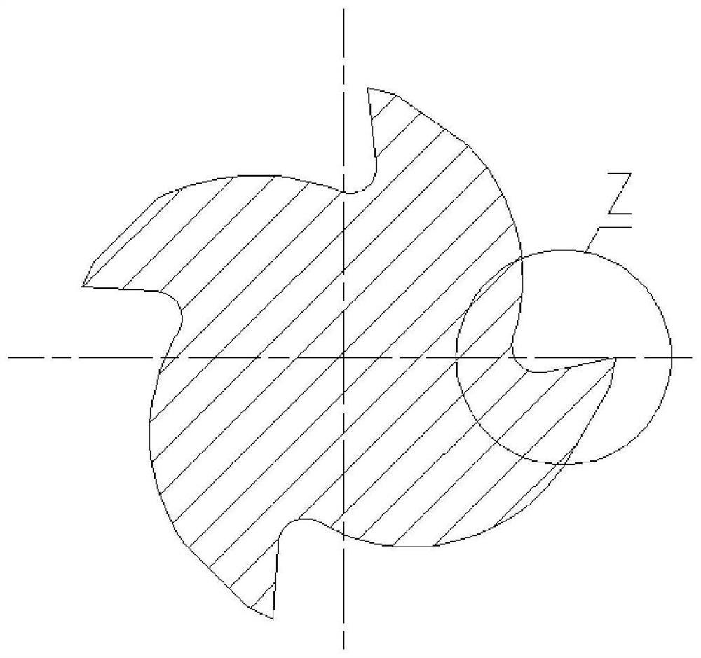 Machining tool and machining method for deep taper hole of liquid rocket engine cavitation pipe