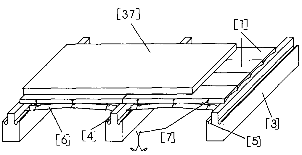 Dredged and concealed waterproof (and heat-insulating) system