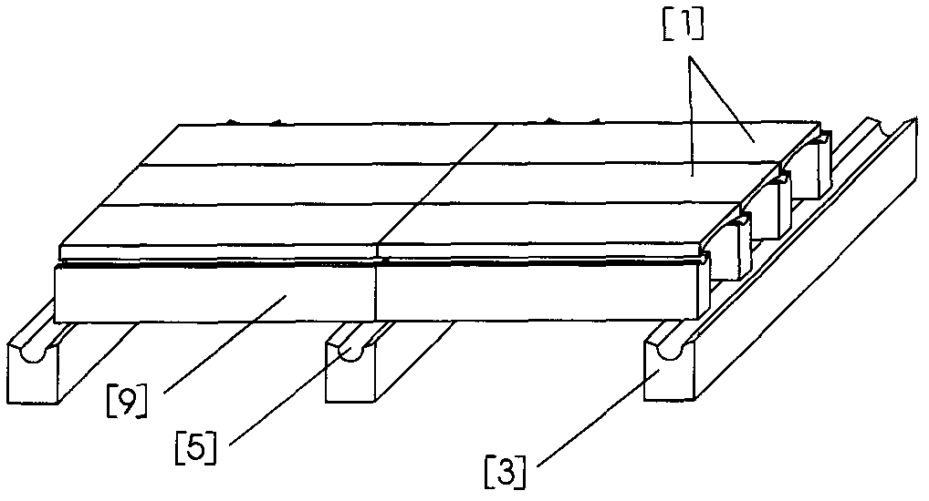 Dredged and concealed waterproof (and heat-insulating) system