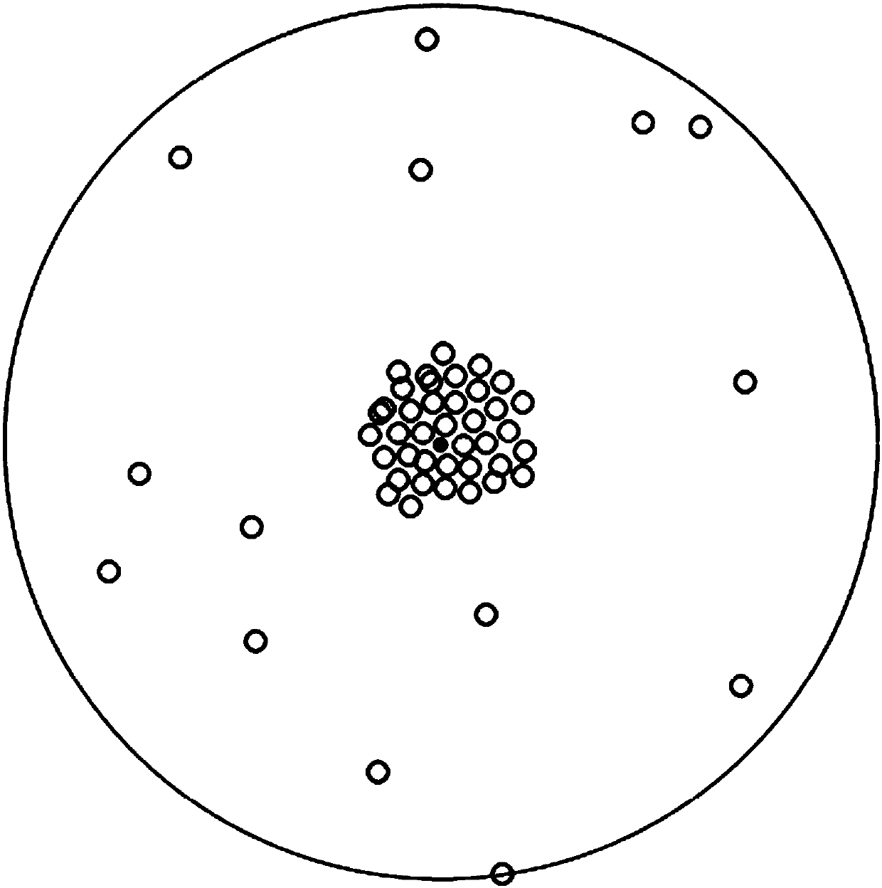 3D MIMO codebook generation method based on user distribution density matching