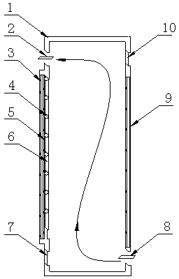 Passive energy storage solar ventilating system adopting day-lighting solar heat collection technology