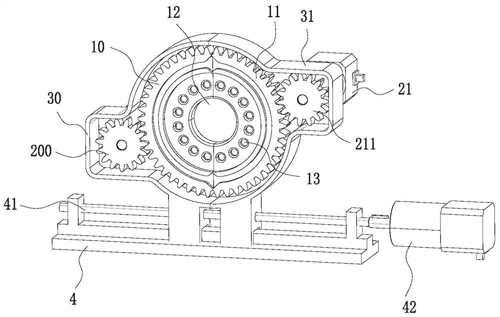 Pre-wire-twisting winding device for repairing high-voltage power transmission conducting wire