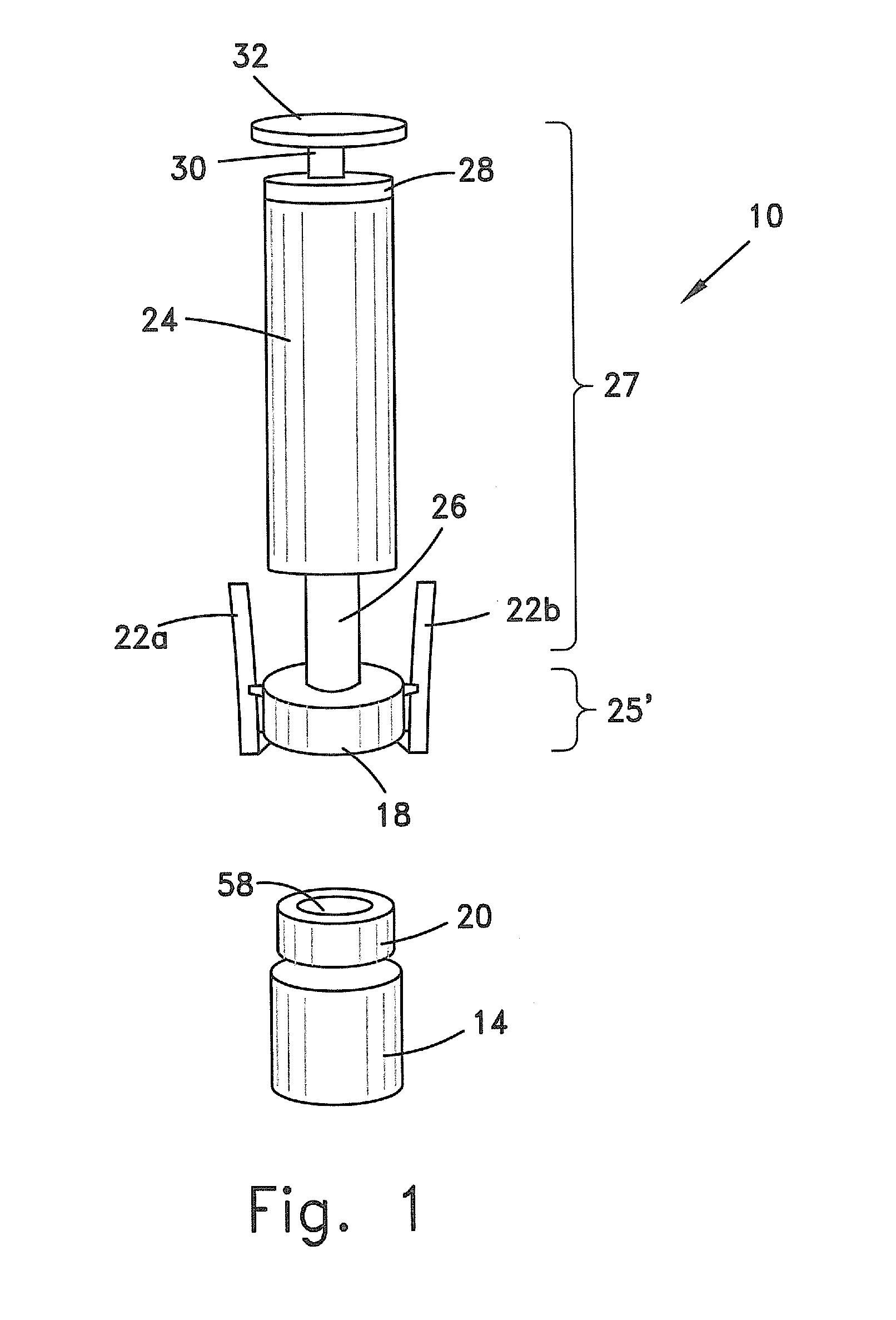 Method and apparatus for contamination-free transfer of a hazardous drug