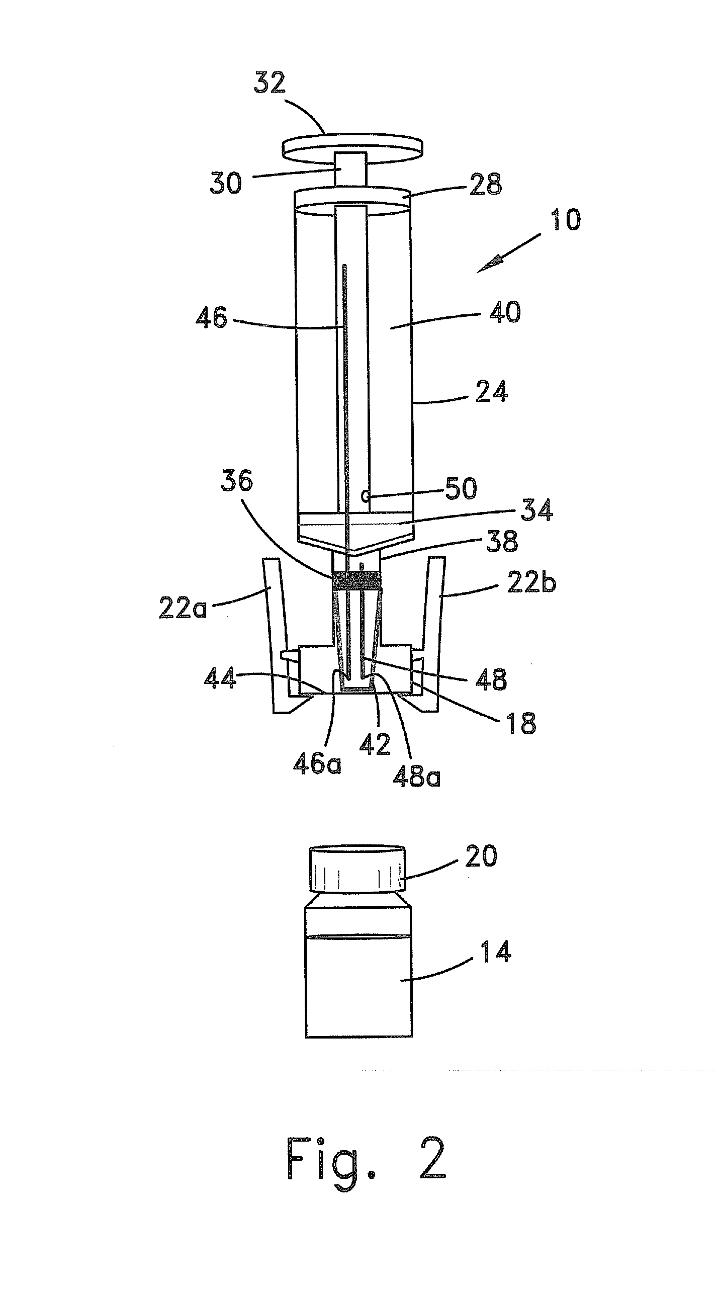 Method and apparatus for contamination-free transfer of a hazardous drug