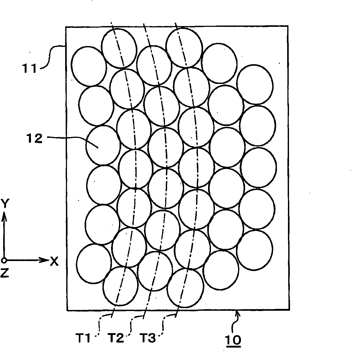 Optical device, method for producing master for use in producing optical device, and photoelectric conversion apparatus