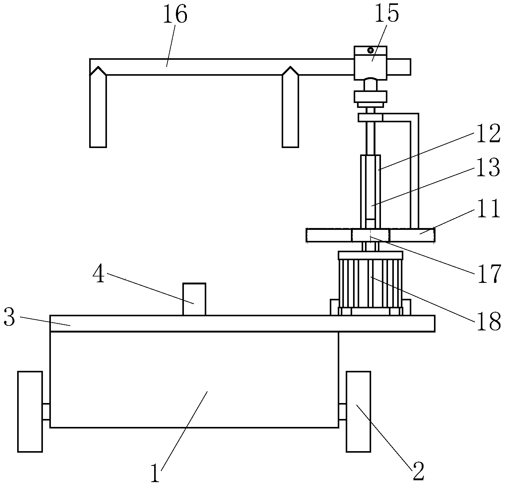 Transportation vehicle capable of automatically loading building steel structures