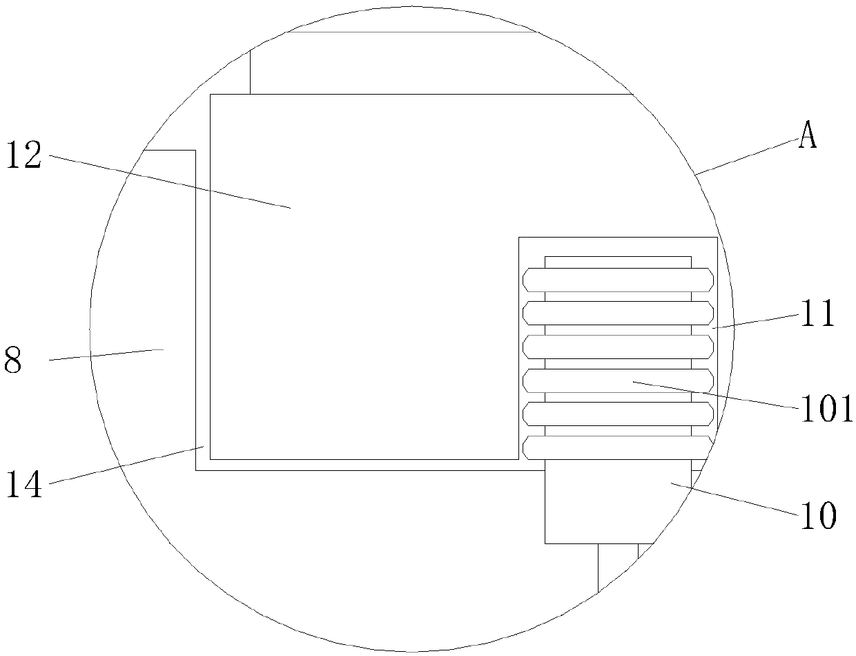 Forest tree carrying device for forestry