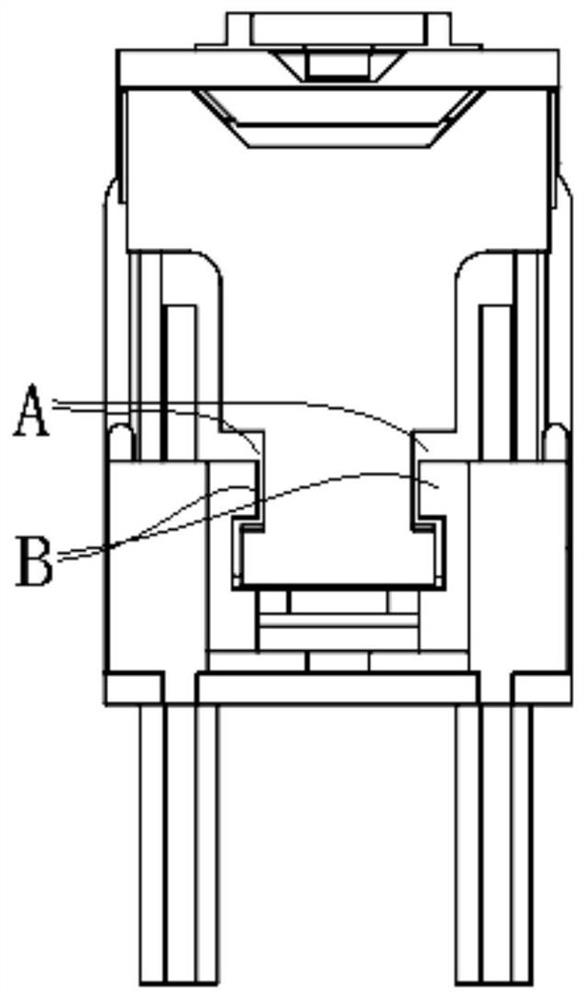 Armature assembly structure of horizontal magnetic circuit relay