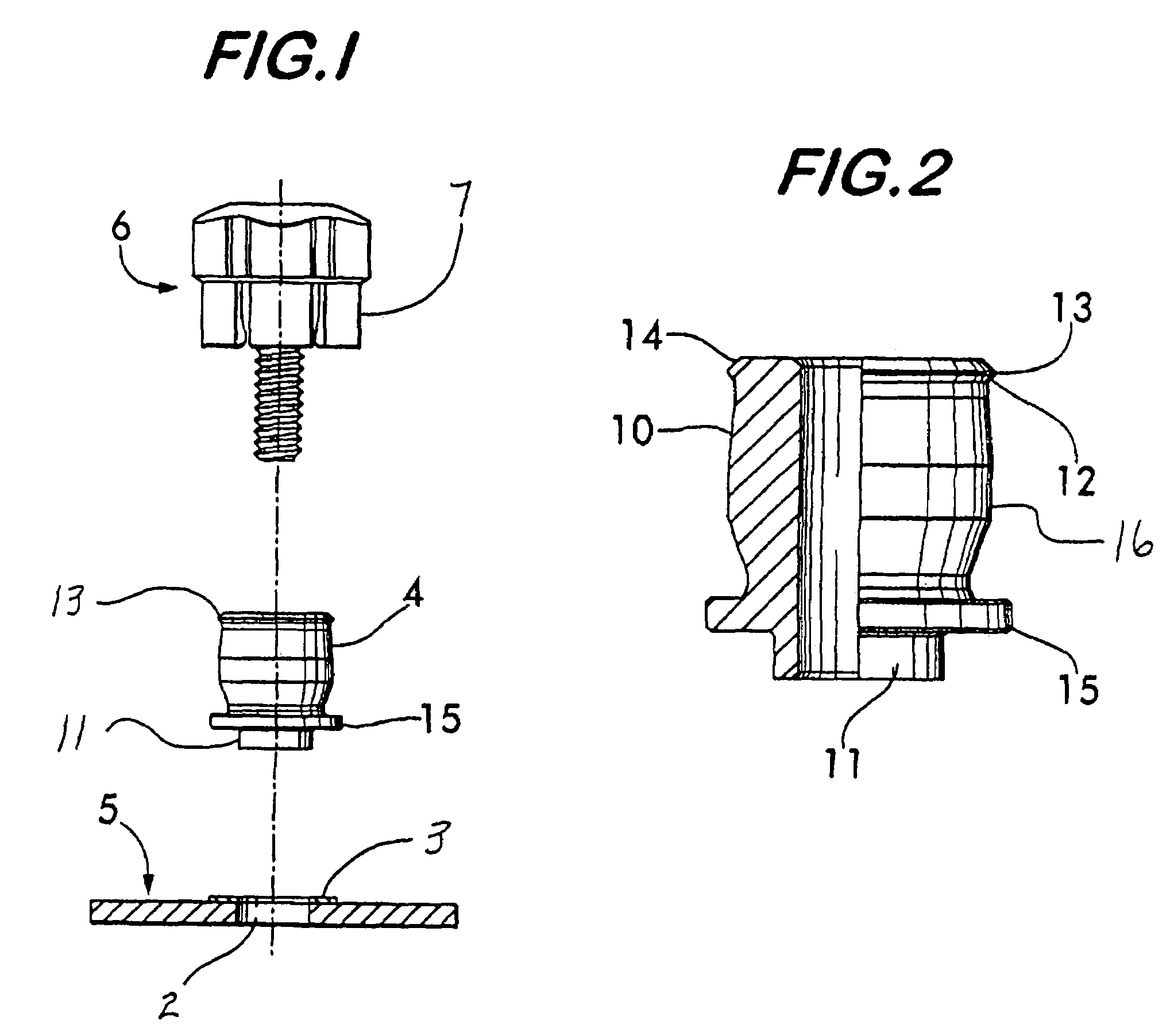 Method of attaching a captive panel fastener to a circuit board