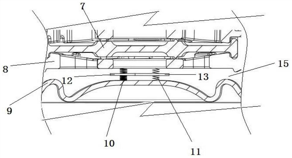 A hydraulic mount structure