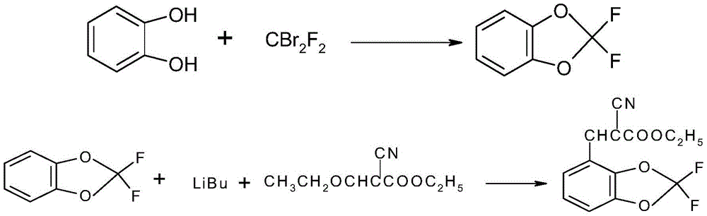 Synthesis of 4-(2,2-difluoro-1,3-benzodioxol-4-yl)pyrrole-3-carbonitrile