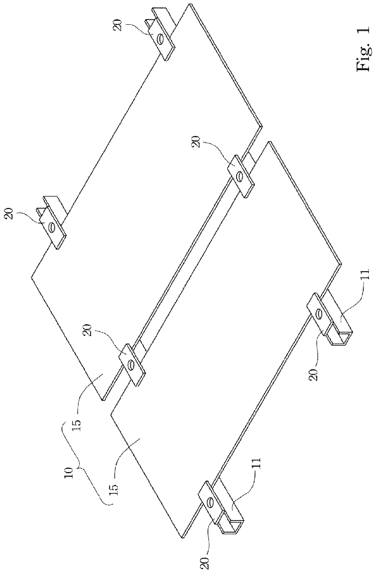 Solar cell module with extended area active subcell