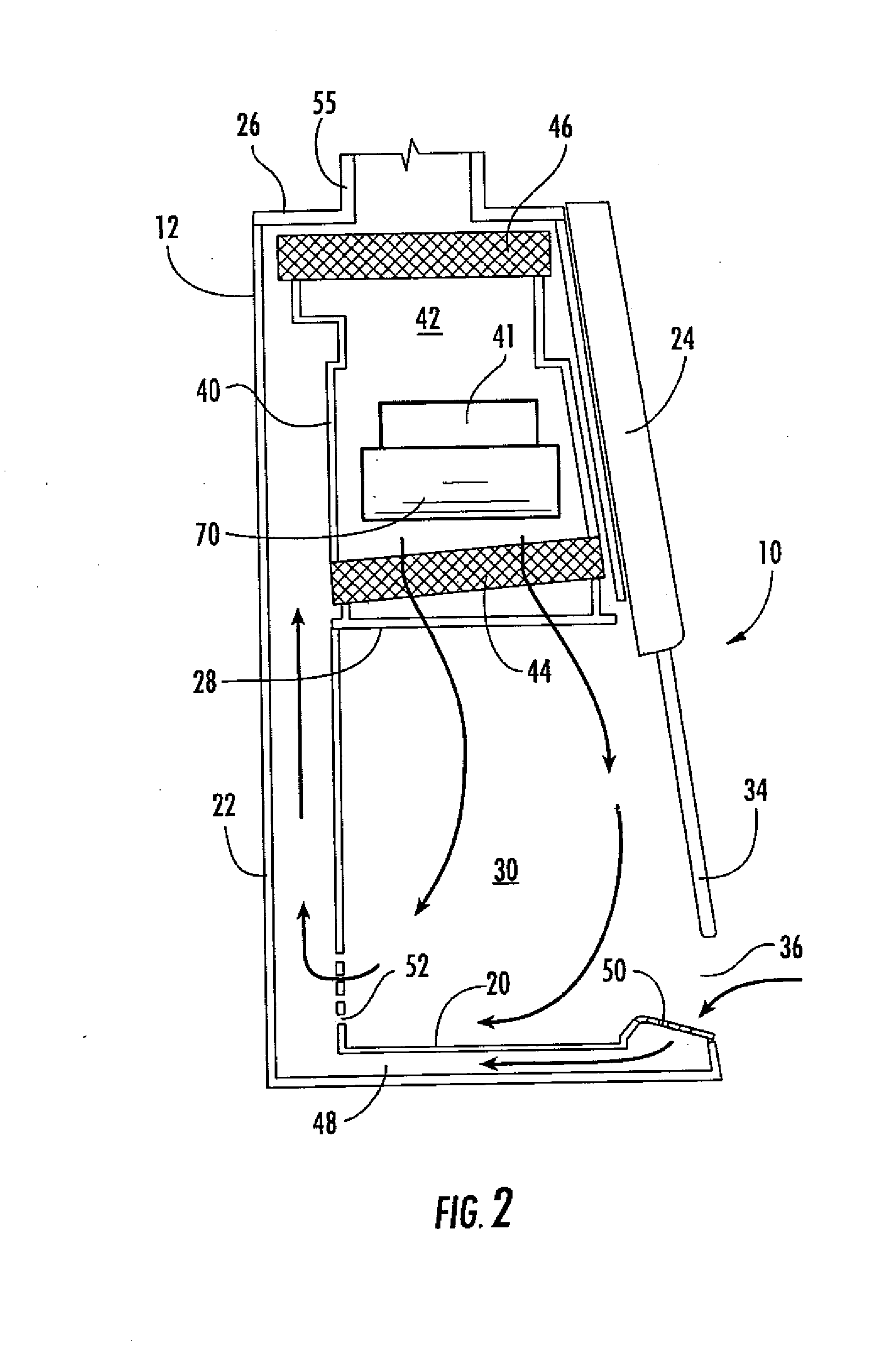 Apparatus and method for controlling and directing flow of contaminated air to filters and for monitoring filter loading in a biological safety cabinet