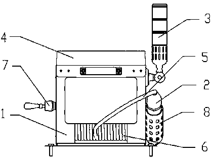 Monitoring device for overfilling of cast-in-situ piles and its application method