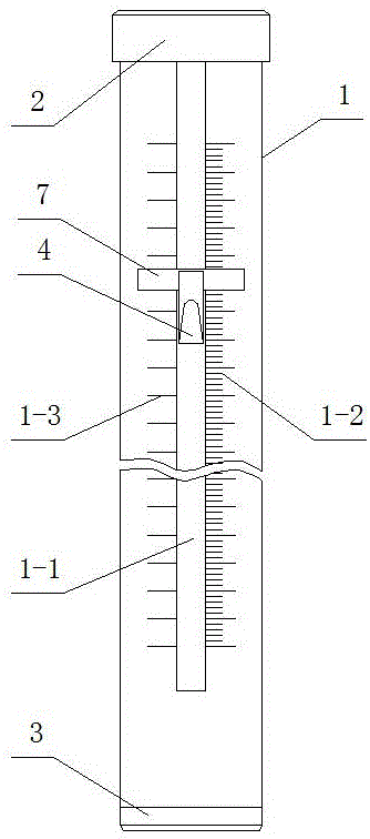 A device for adjusting the height of cranial drainage tube