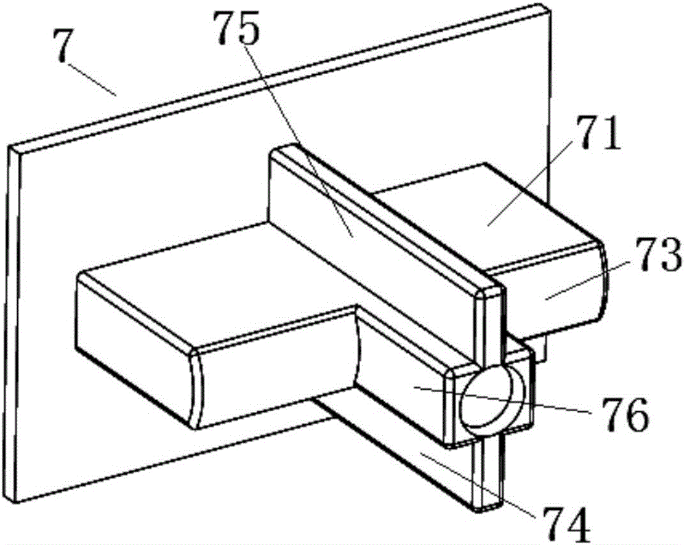 Relay push card structure and relay containing push card