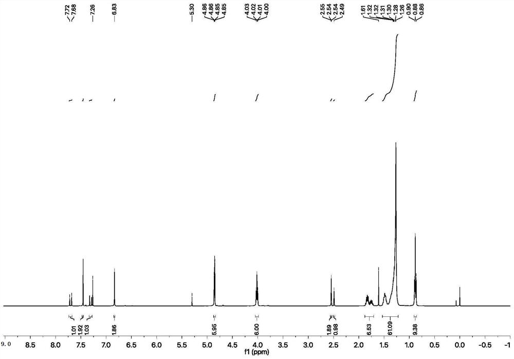 Amphiphilic aza-BODIPY near-infrared dye and preparation method thereof