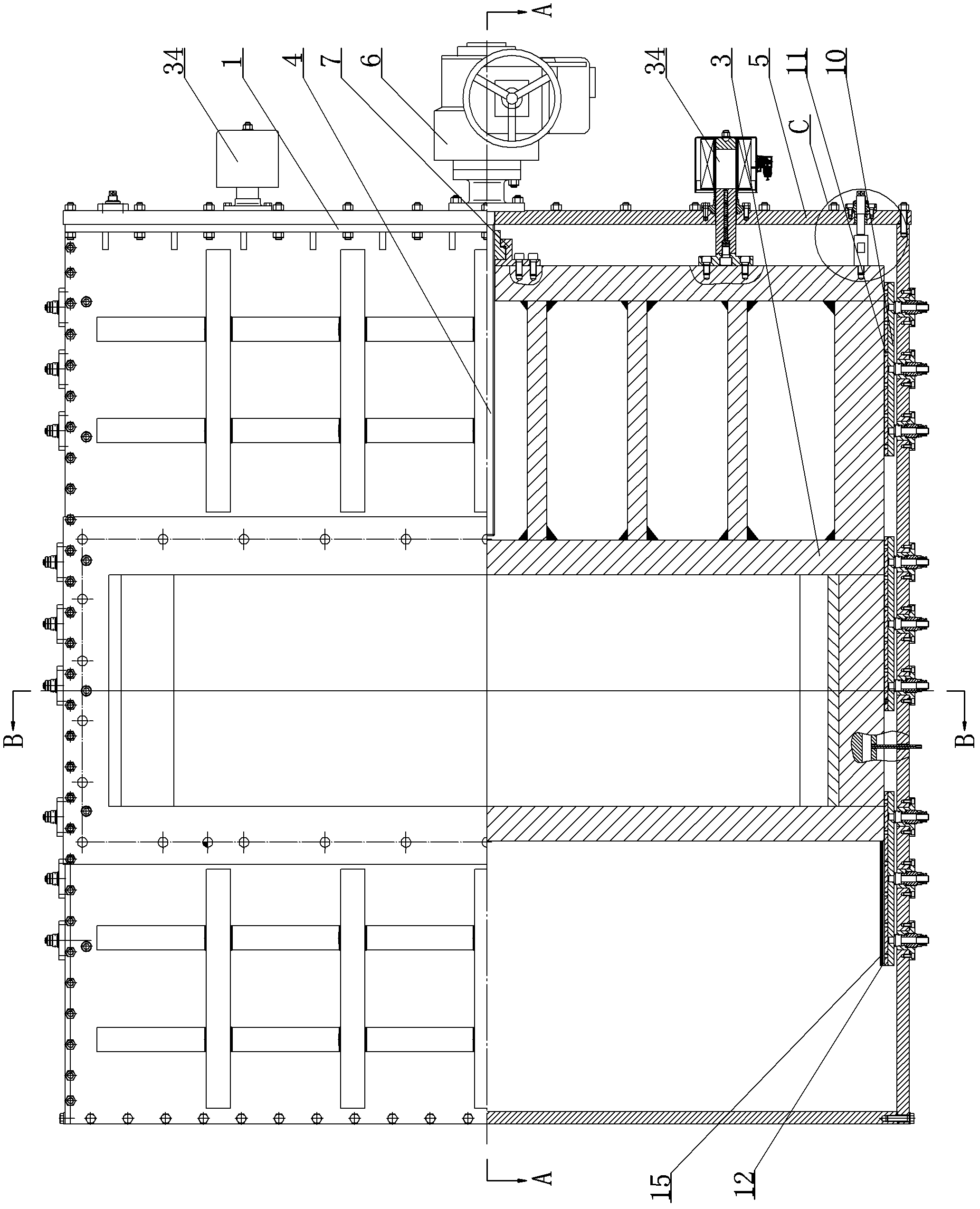 Electric isolating valve