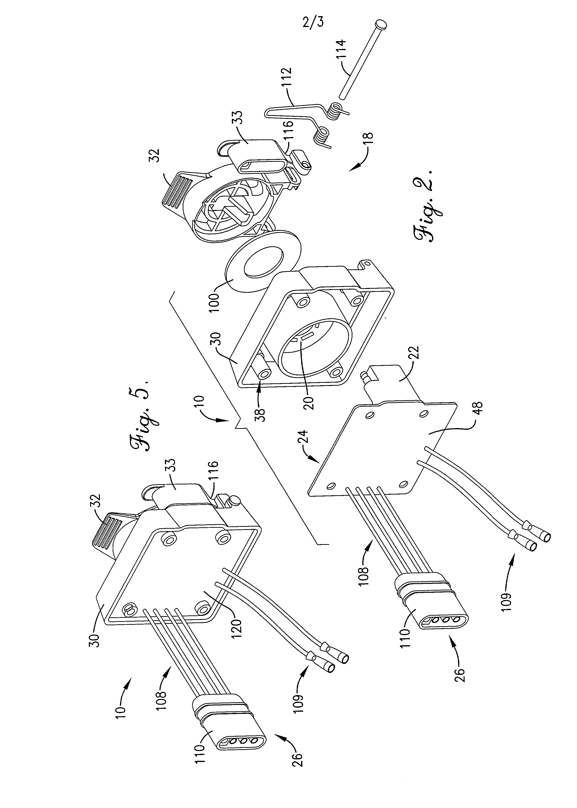 Electrical interface device for towing