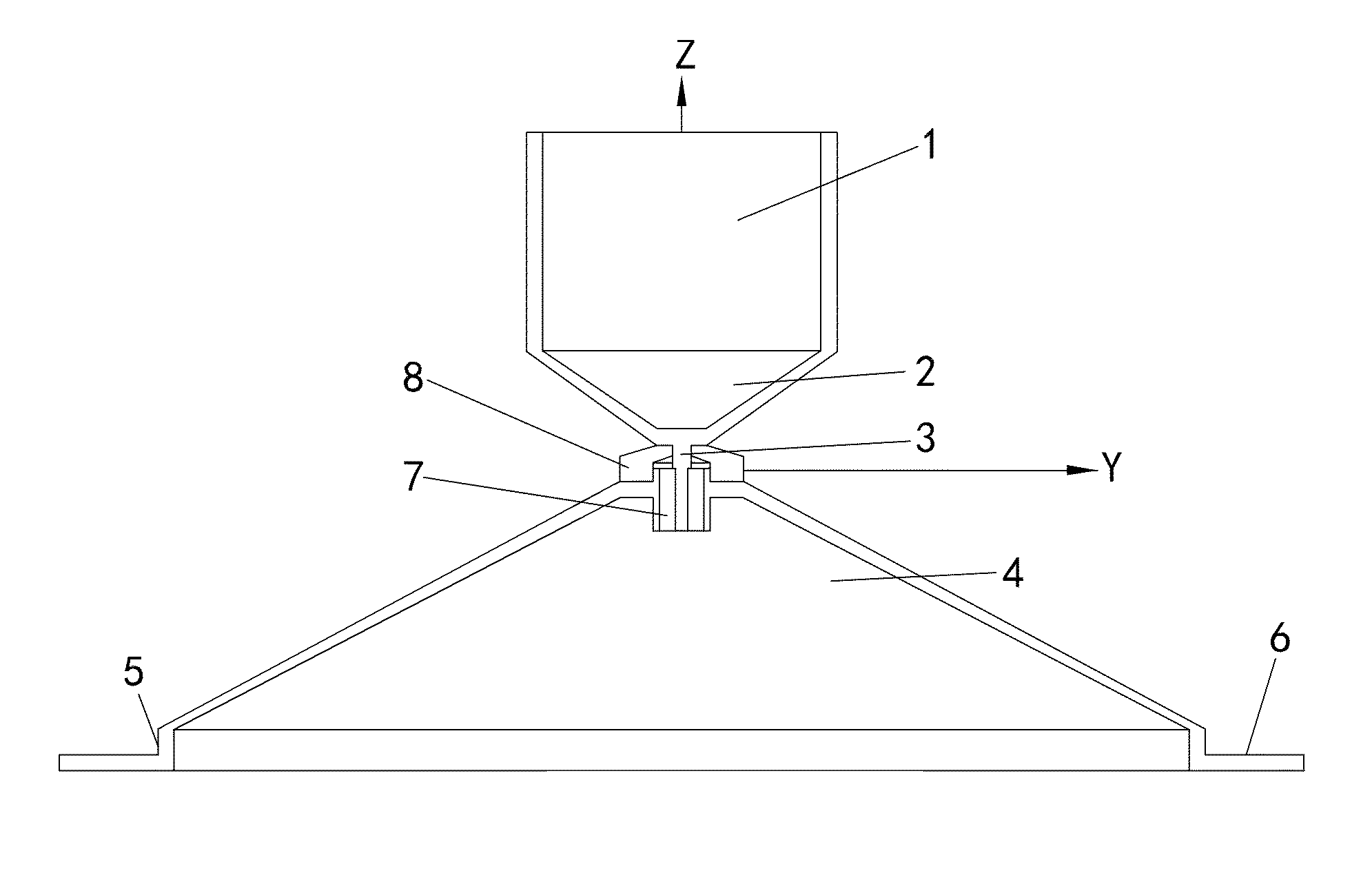 Indoor ceiling-mount omnidirectional antenna and a method for manufacturing the same