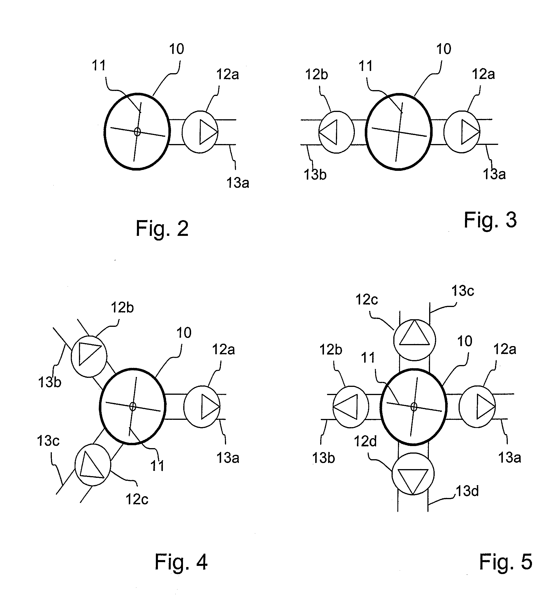 Feeding system comprising parallel pumps for a continuous digester