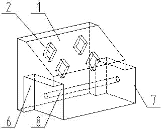 Assembled corrugated slab foundation to prevent local settlement