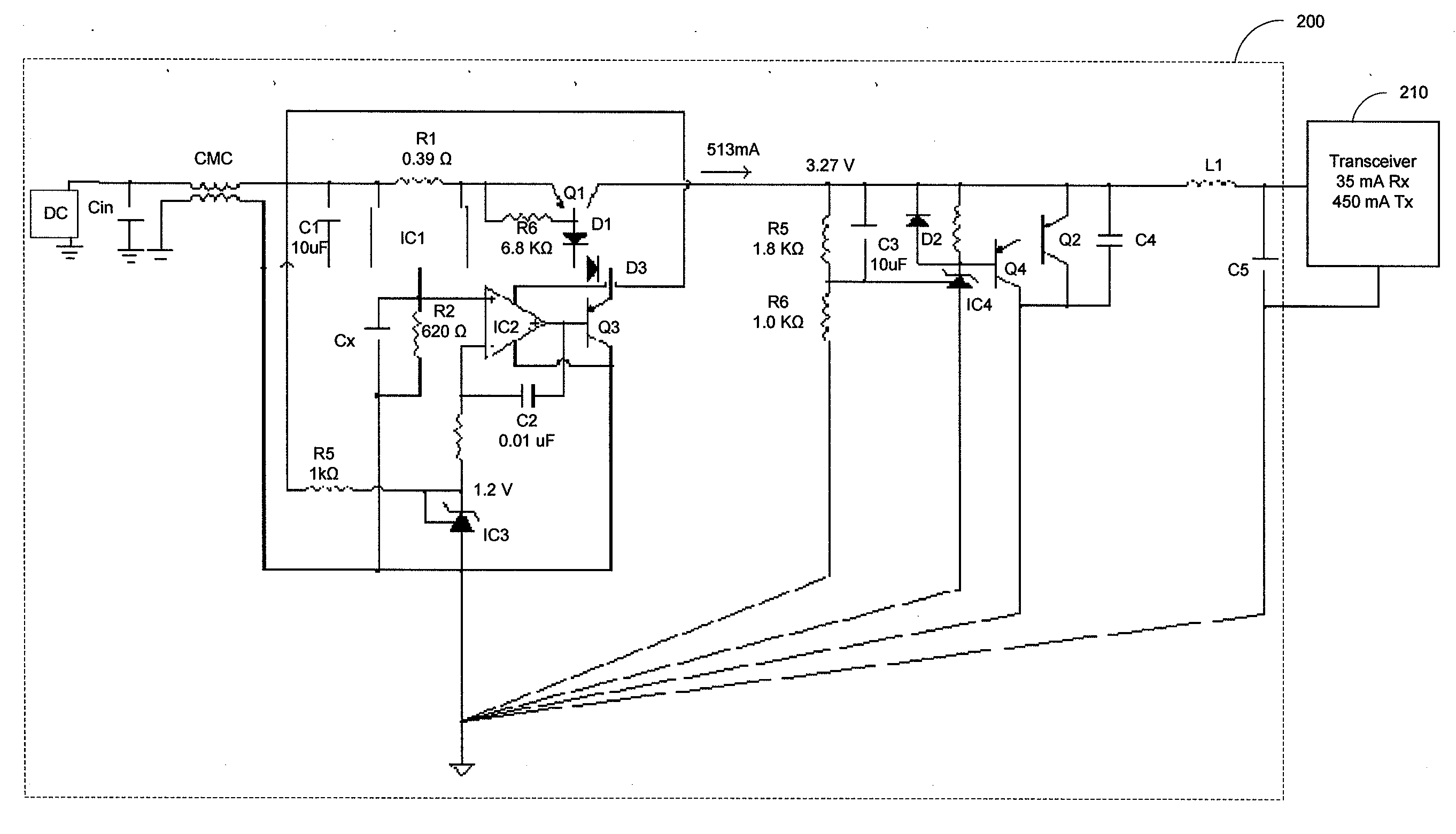 Active load isolator and wireless speaker for mixed signal environments