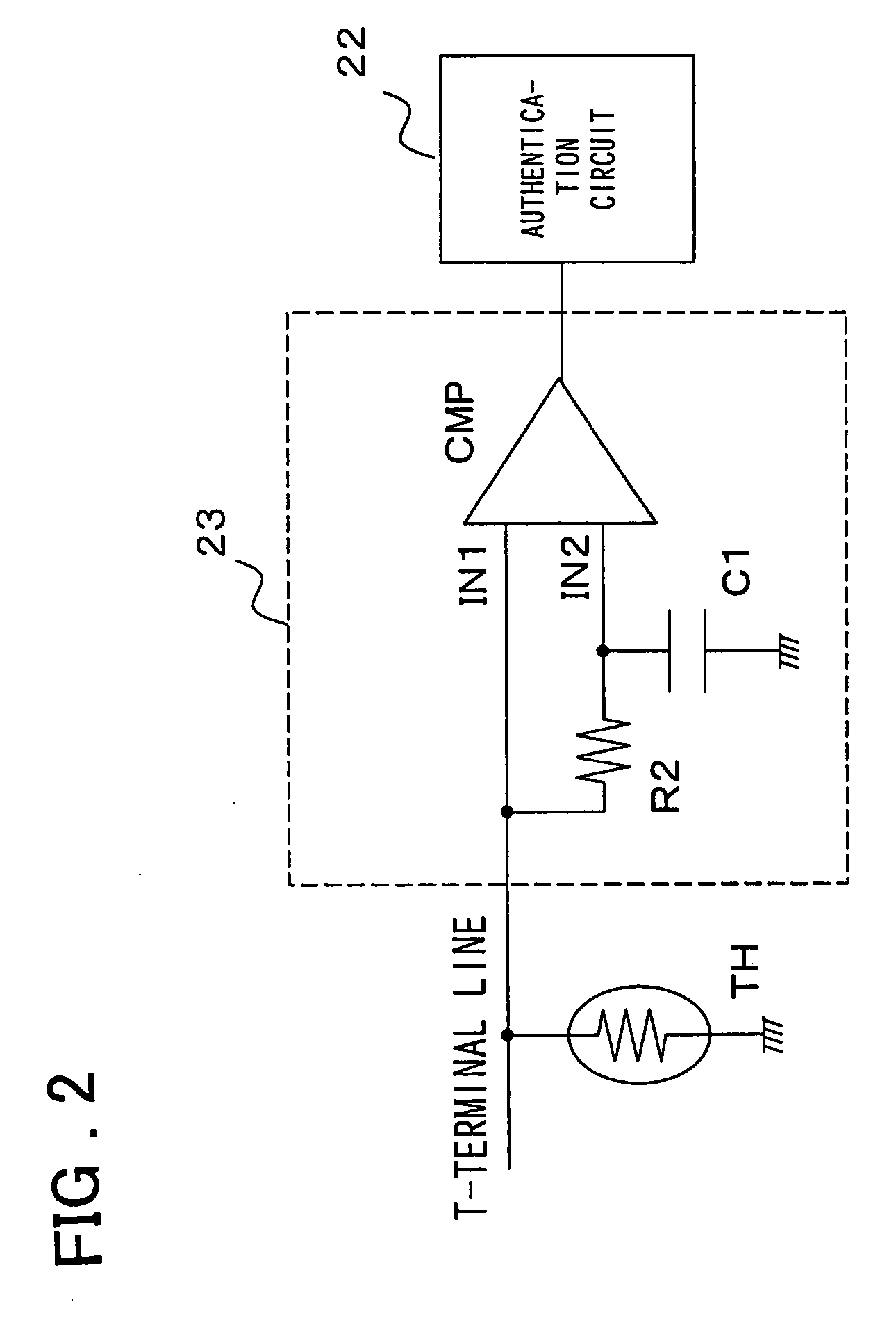 Data authentication circuit, battery pack and portable electronic device