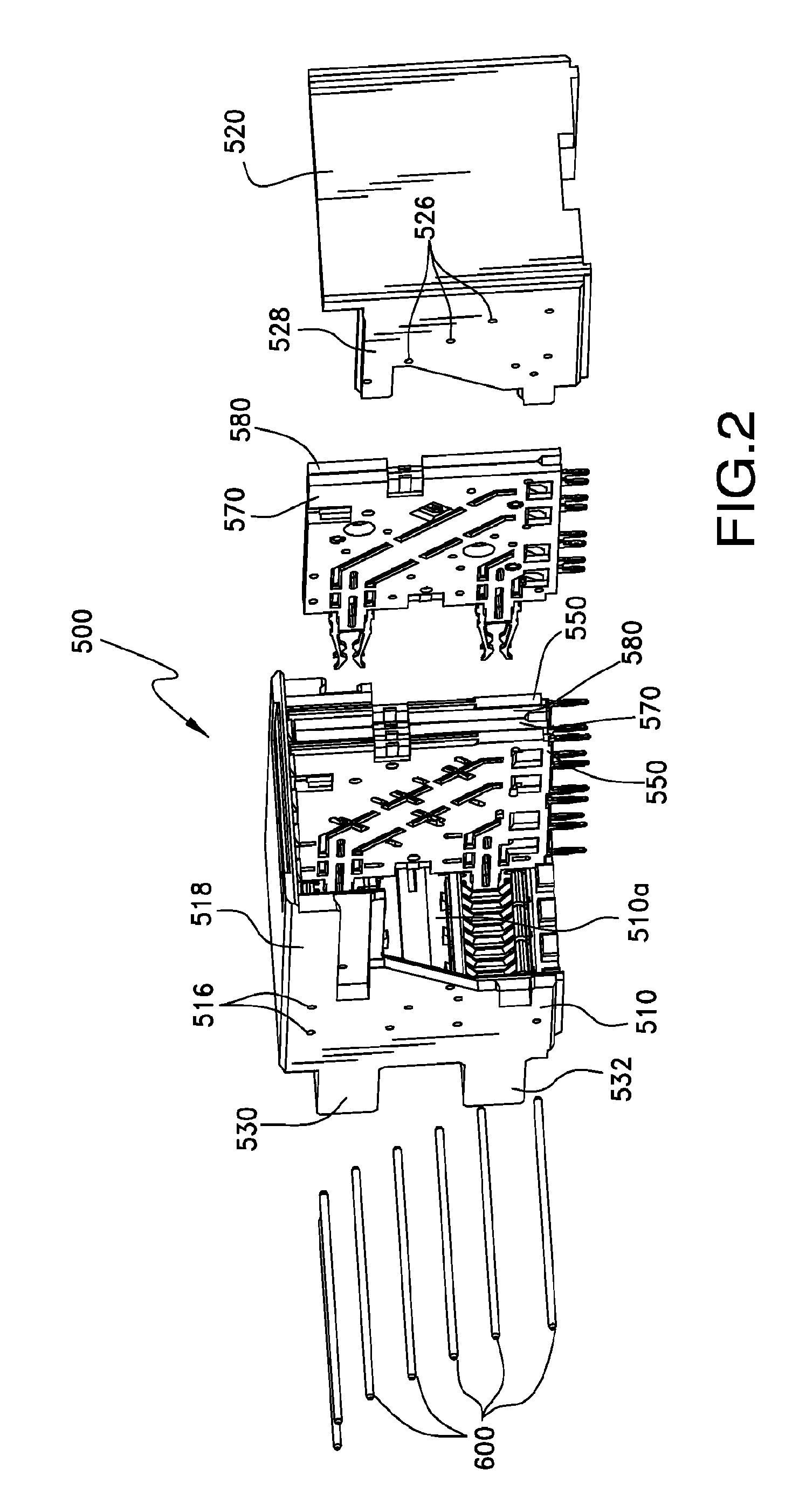 Resonance modifying connector