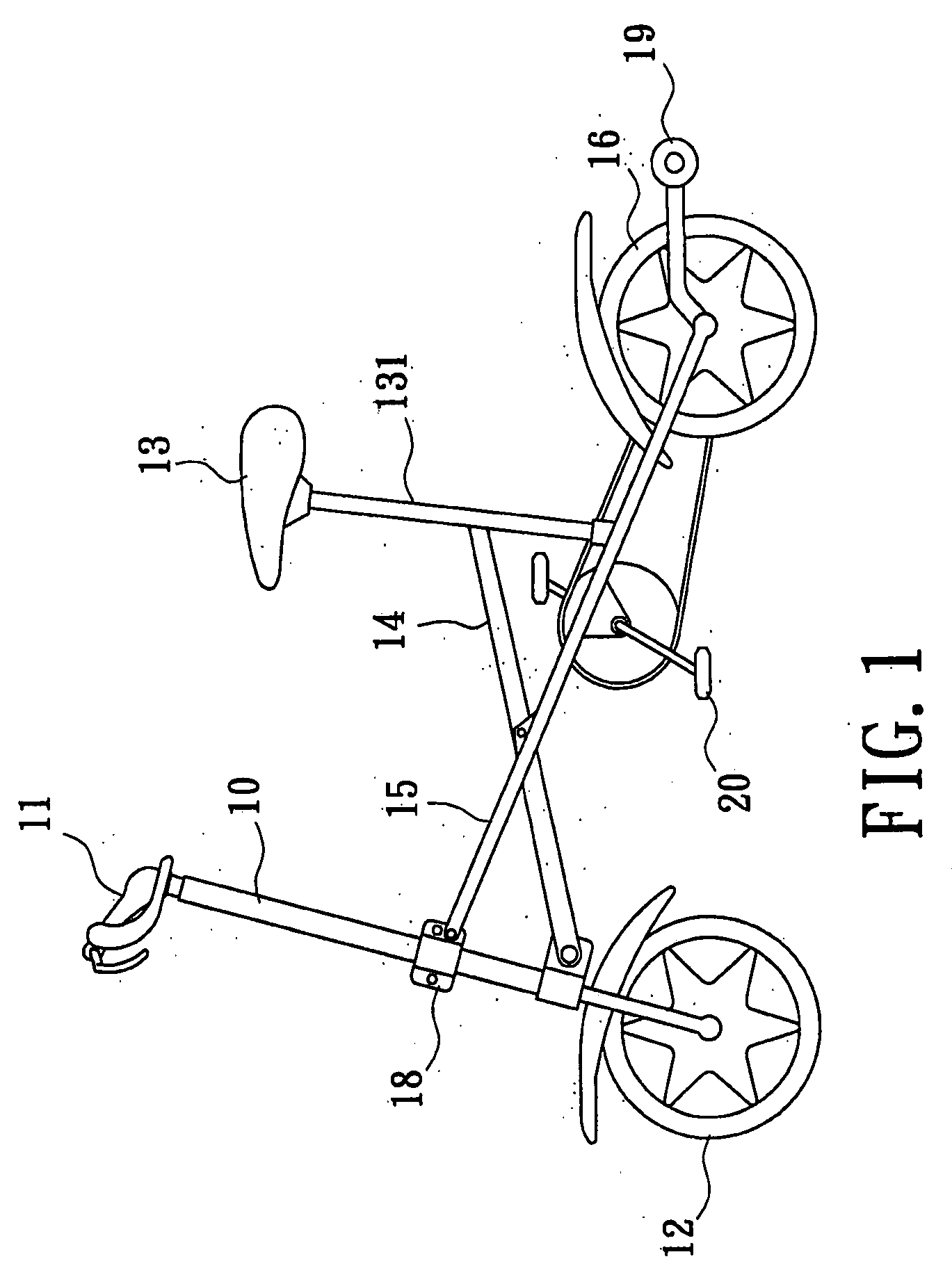 Collapsible bicycle