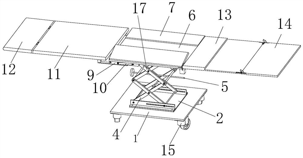 Lifting type foldable wheelchair