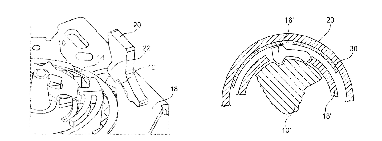 Force limiting device, belt retractor having a force limiting device, and method for switching over a force limiting device