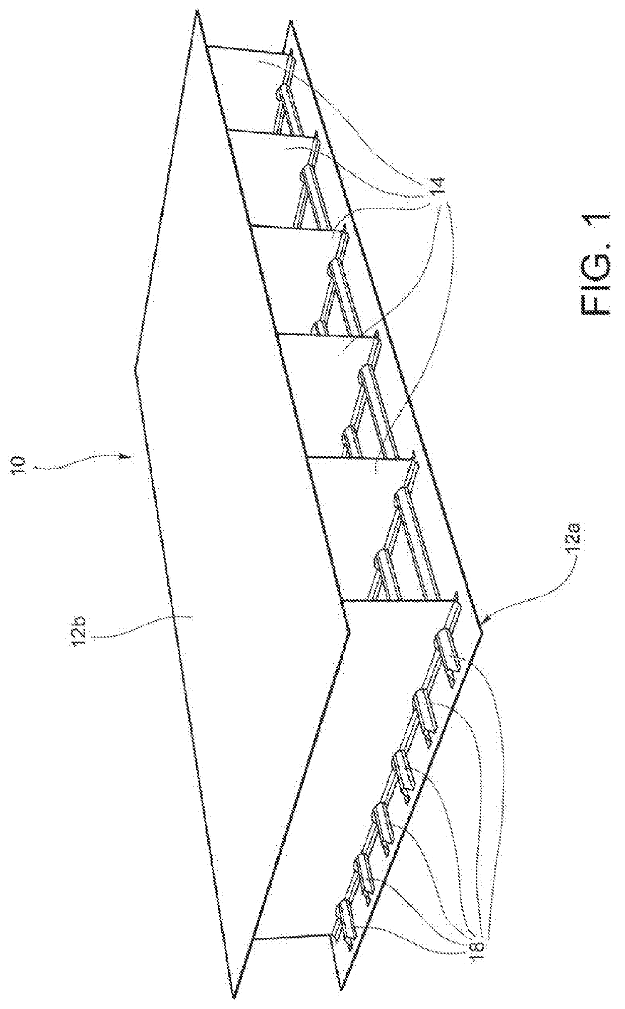 Method for manufacturing a multi-ribbed wing box of composite material with integrated stiffened panels