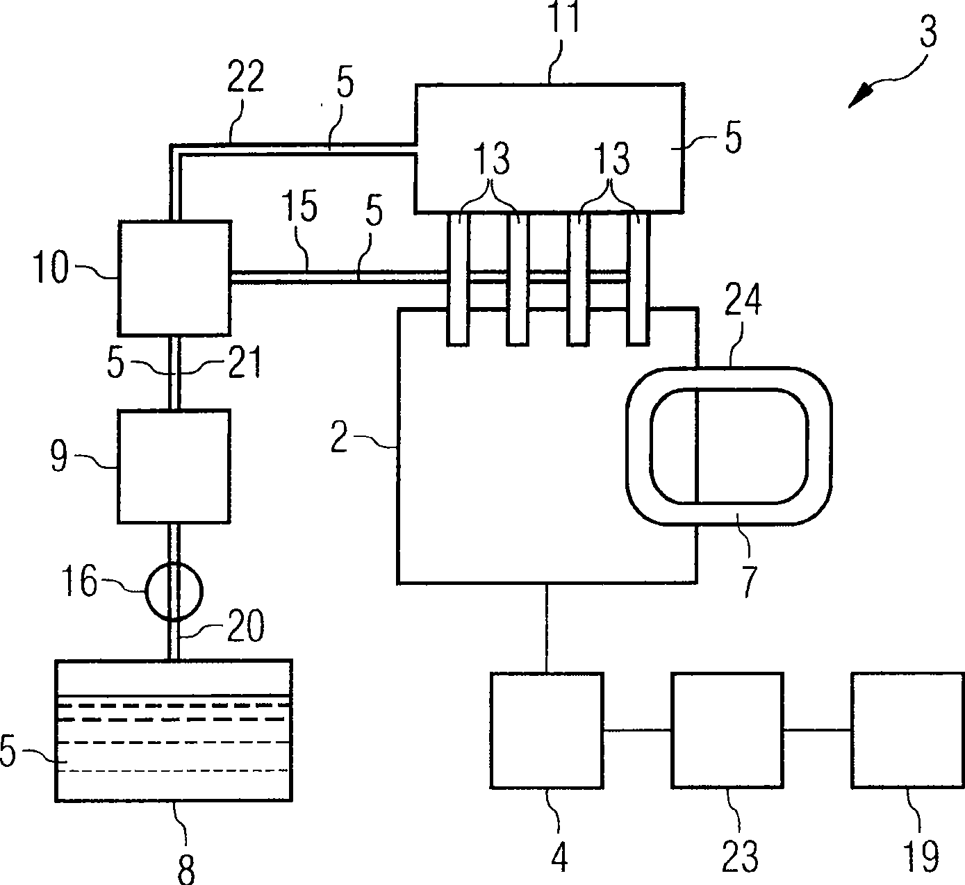 Method to determine the fuel temperature in a common rail injection system