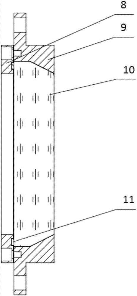 Visualized high temperature and high pressure combustion device