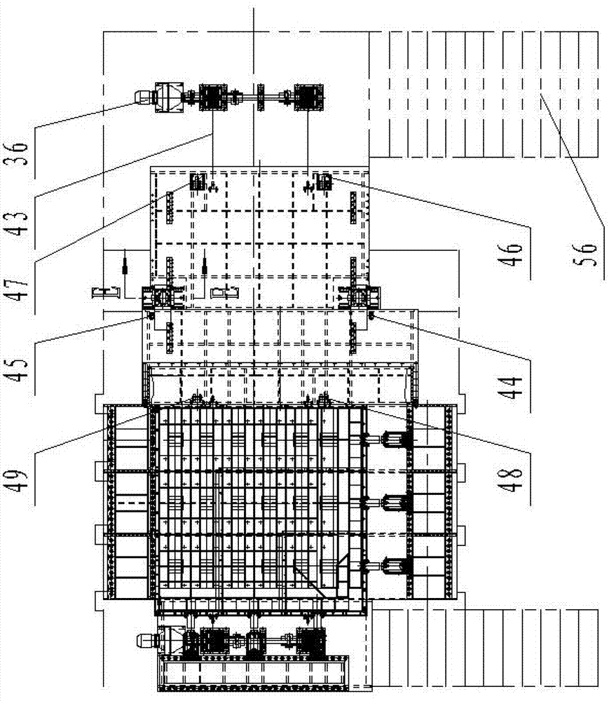 Three-way load large-scale three-dimensional analog simulation test system