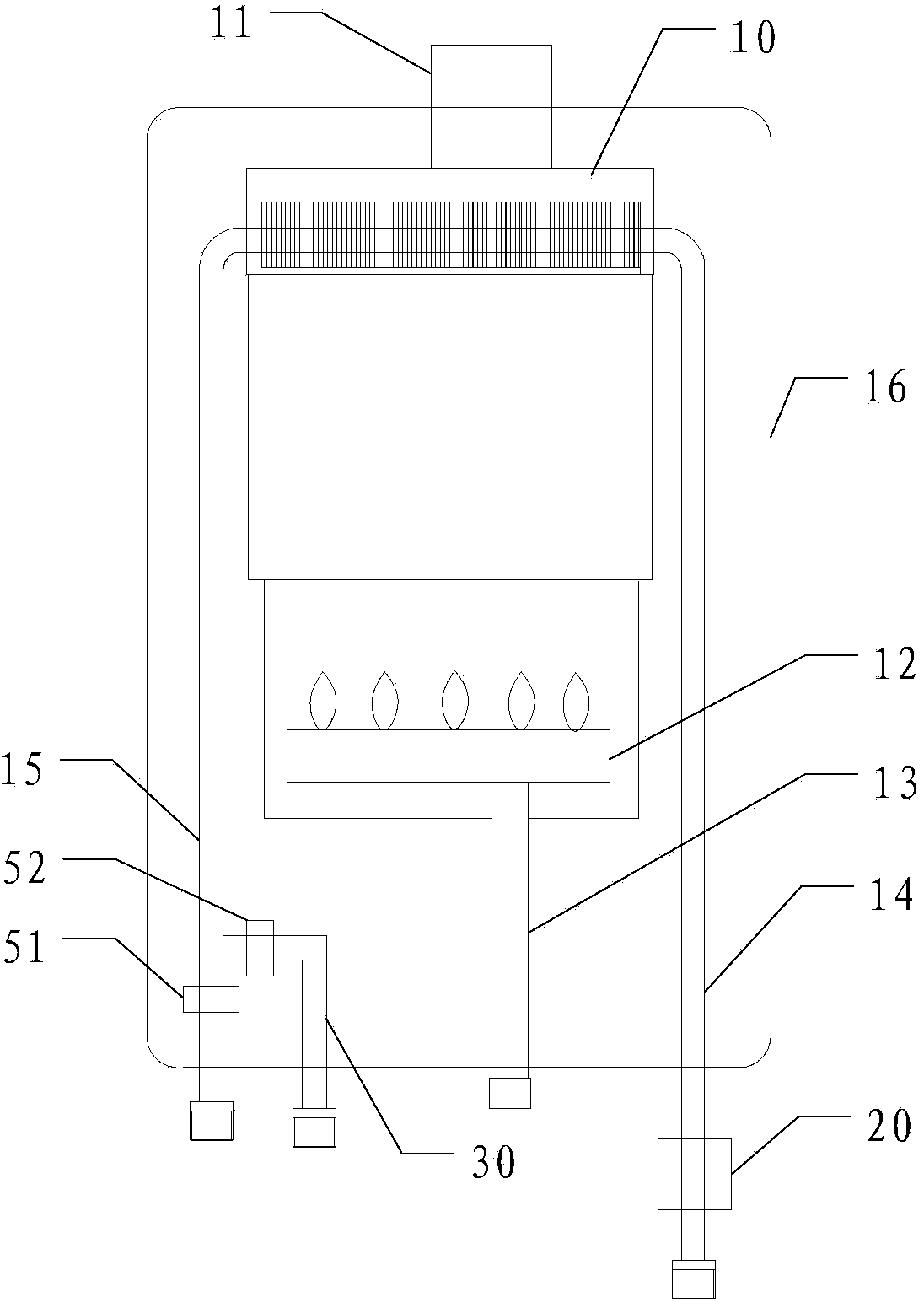 Gas water heater