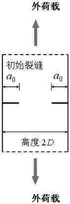 Method for determining fracture toughness and strength by using double-cut small-sized specimens