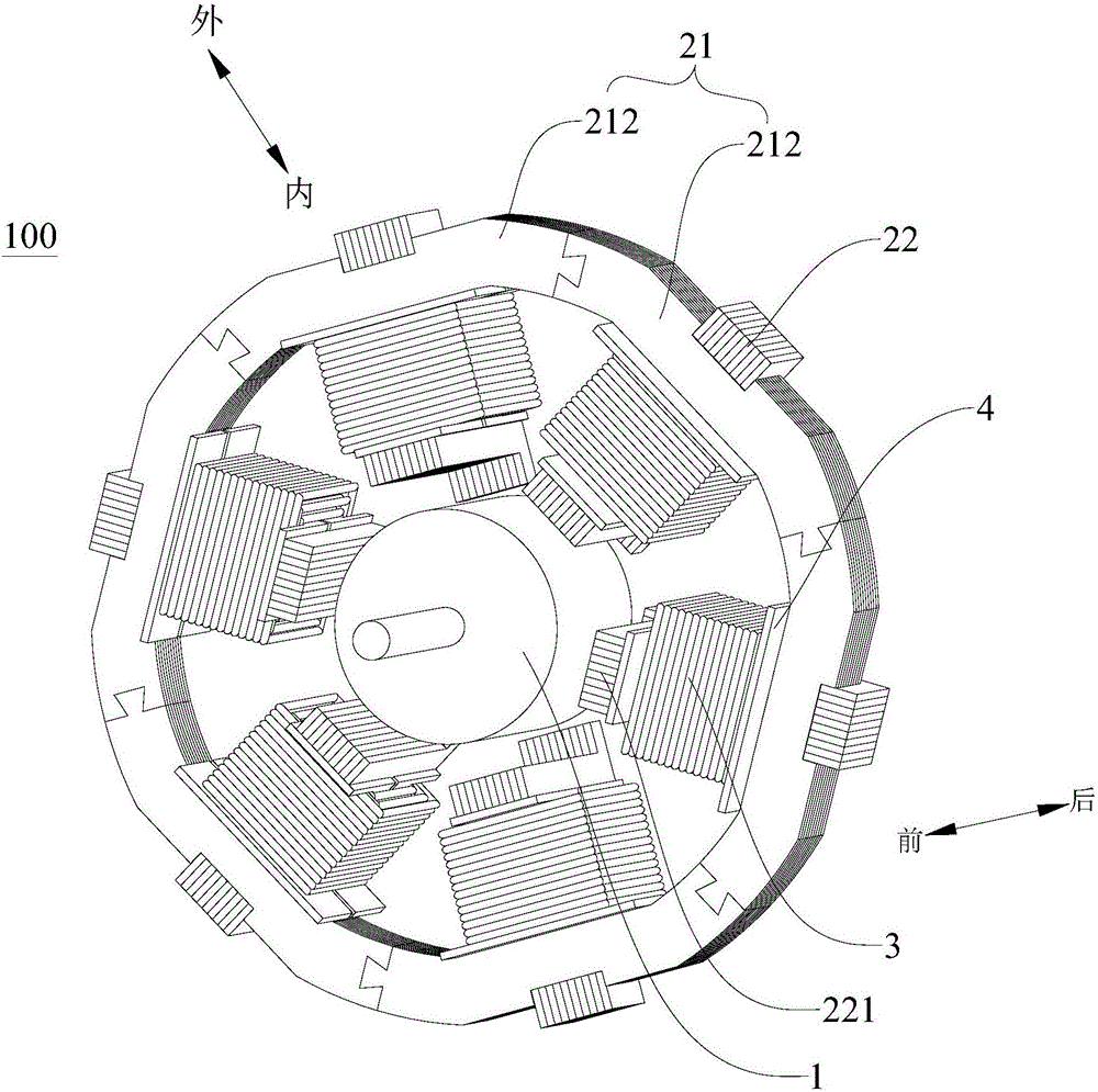 Motor and water pump comprising same