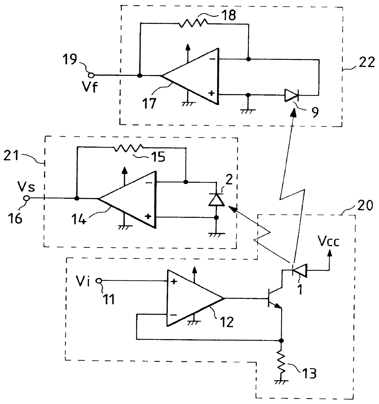 Photosensor using side surface light