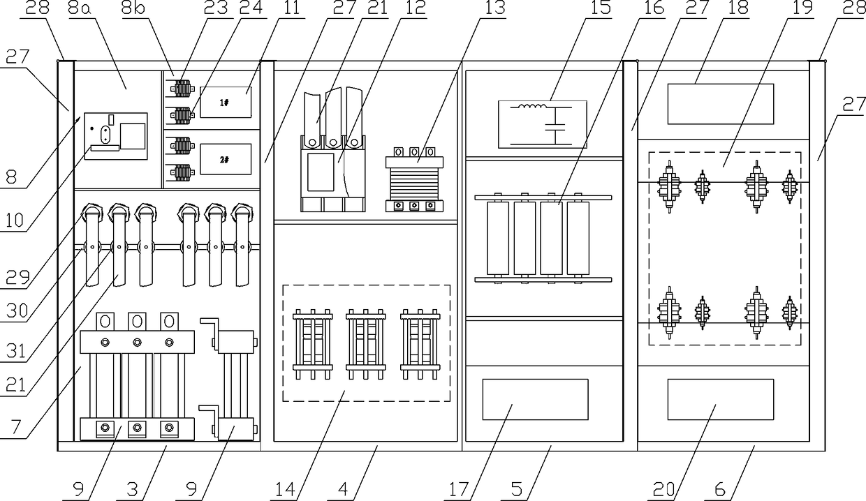 Double-furnace alternate continuous smelting system