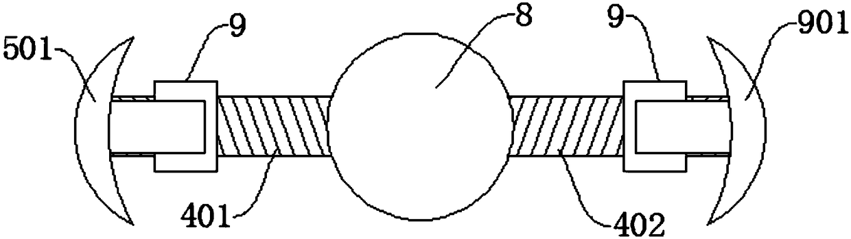 Fixing device for quartz crucible surface coating and brushing