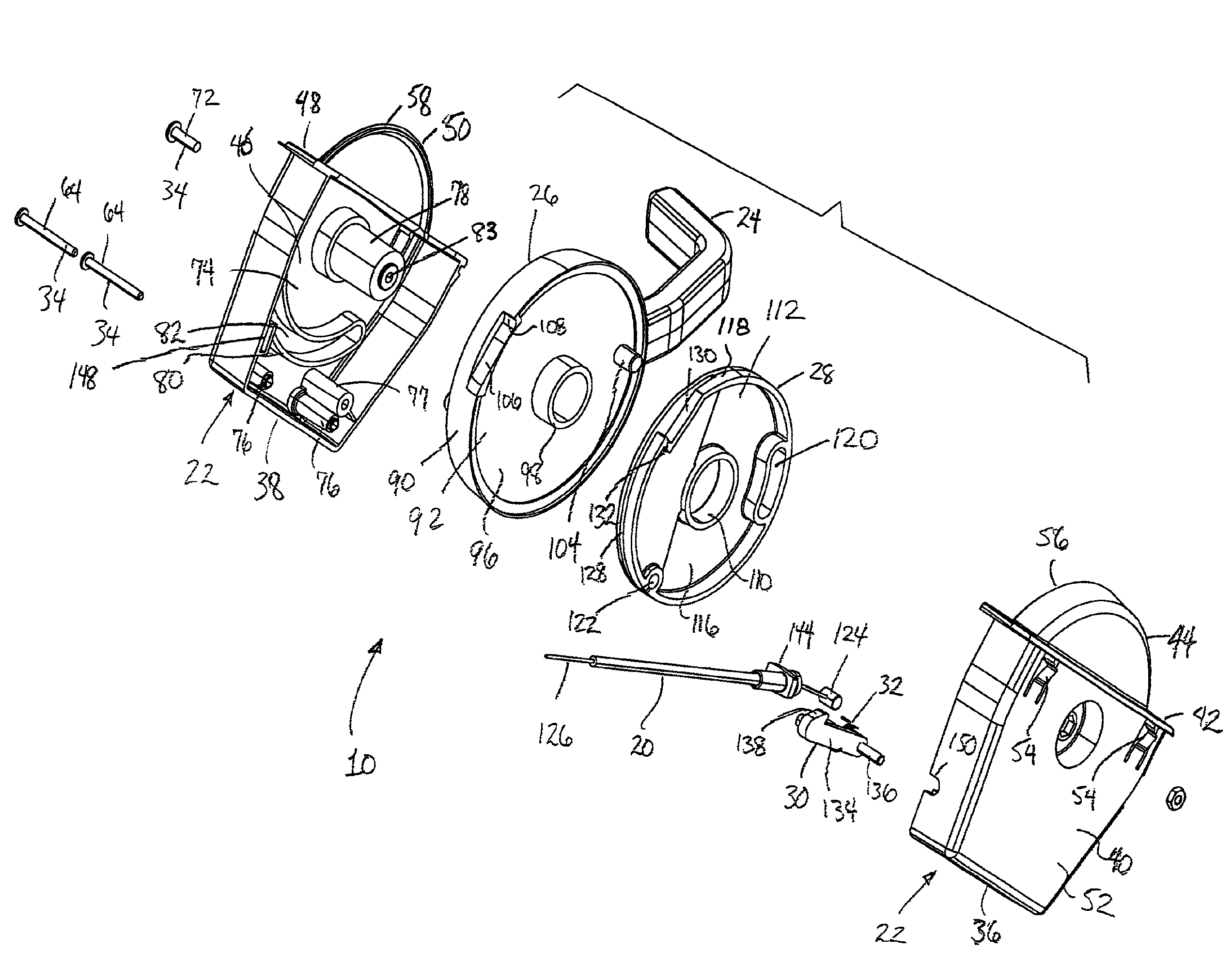 Self locking cable control apparatus