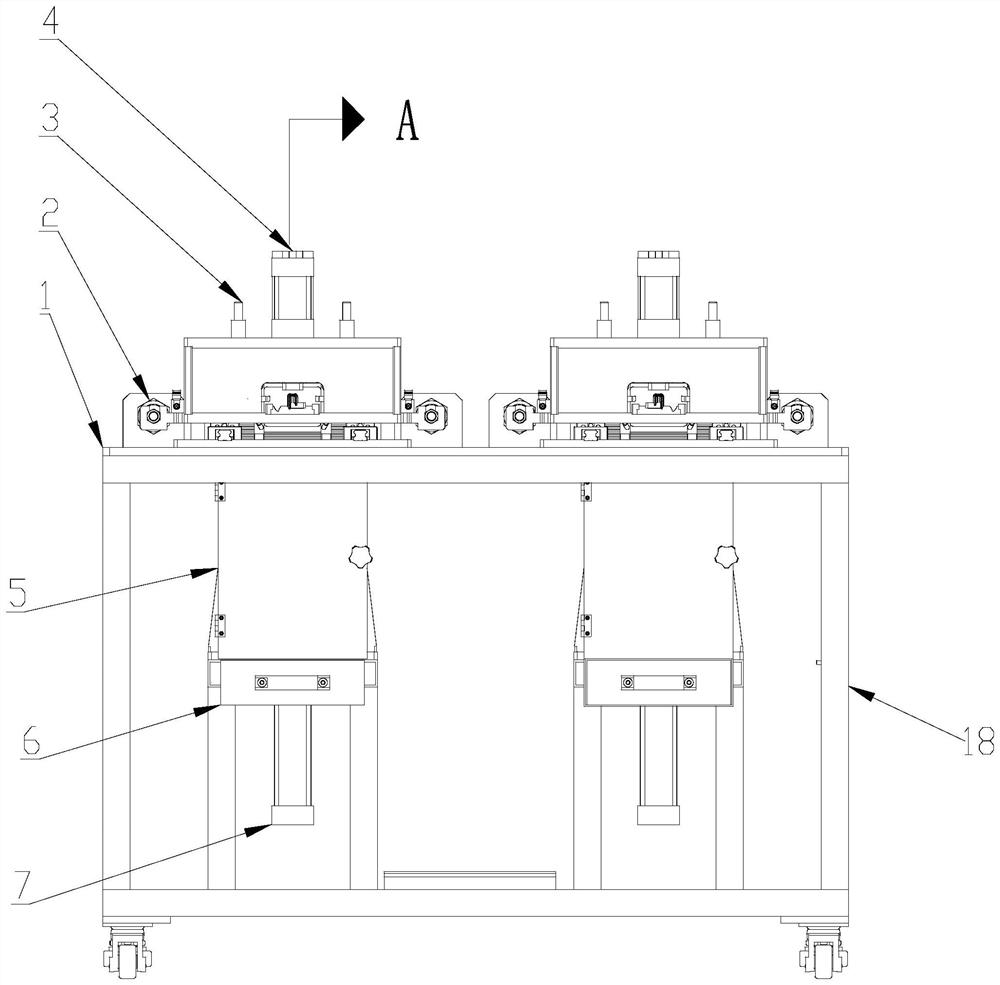 Automatic steel core removing machine