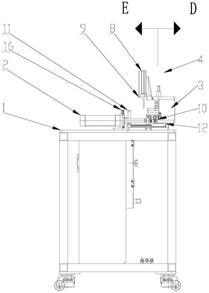 Automatic steel core removing machine