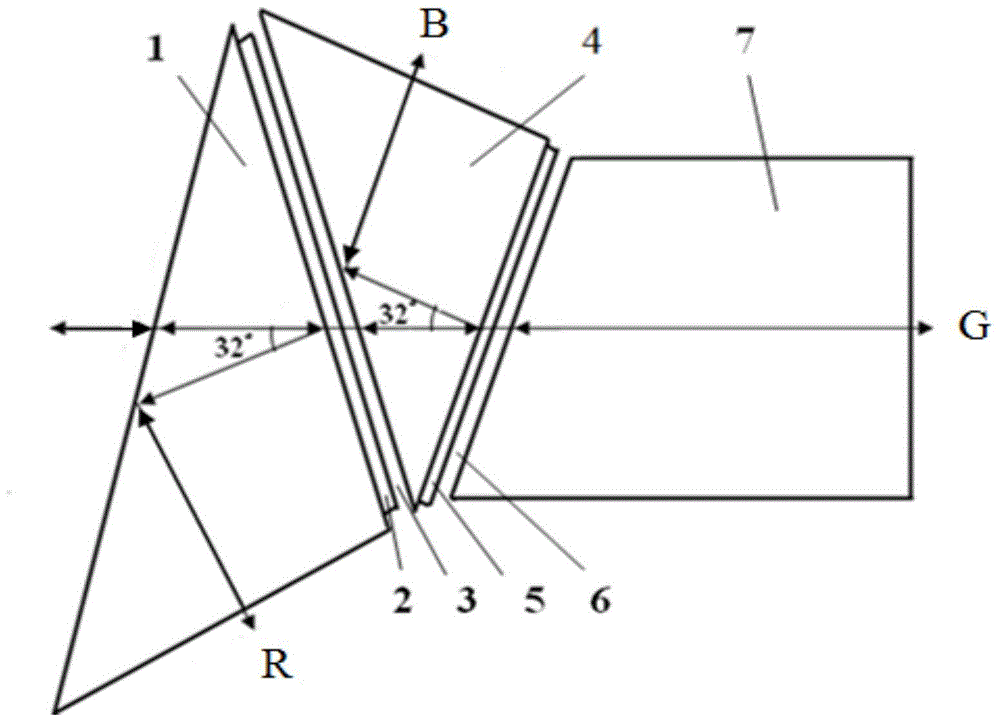 Double-elimination short-wave pass film system and color separation and color combination device