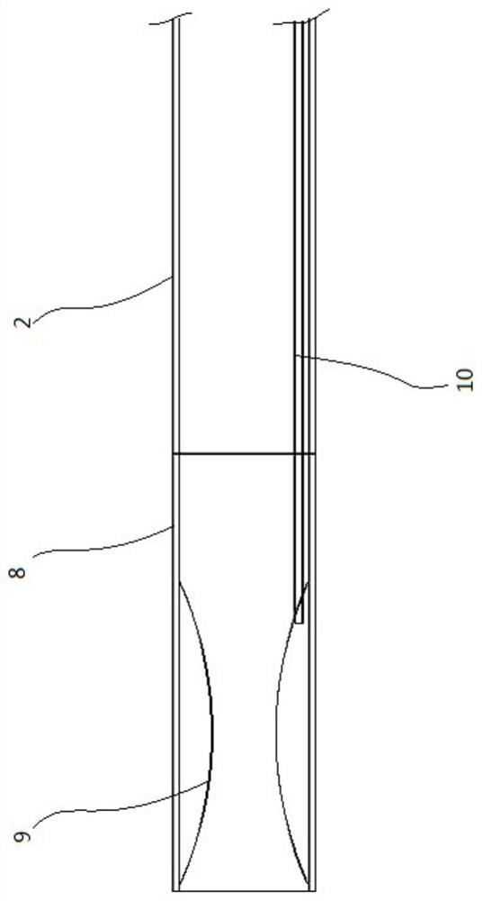 A rapid drainage device for icu nursing